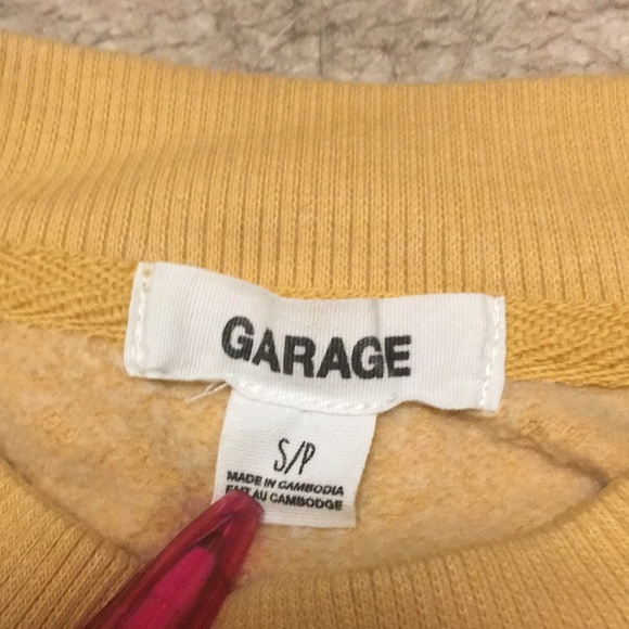 *SOLD* Mustard Yellow Sweatshirt - Picture 4 of 4